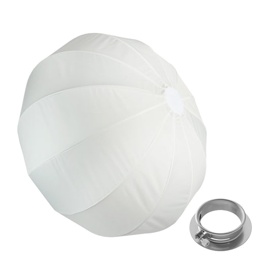 Essential Balloon Softbox 80cm + adattatore softbox per Profoto (diametro esterno: 15,2 cm), diffusore di luce a 360° ad apertura rapida, adattatore Bowens, compatibile