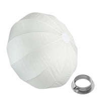 Essential Balloon Softbox 80cm + adattatore softbox per Profoto (diametro esterno: 15,2 cm), diffusore di luce a 360° ad apertura rapida, adattatore Bowens, compatibile