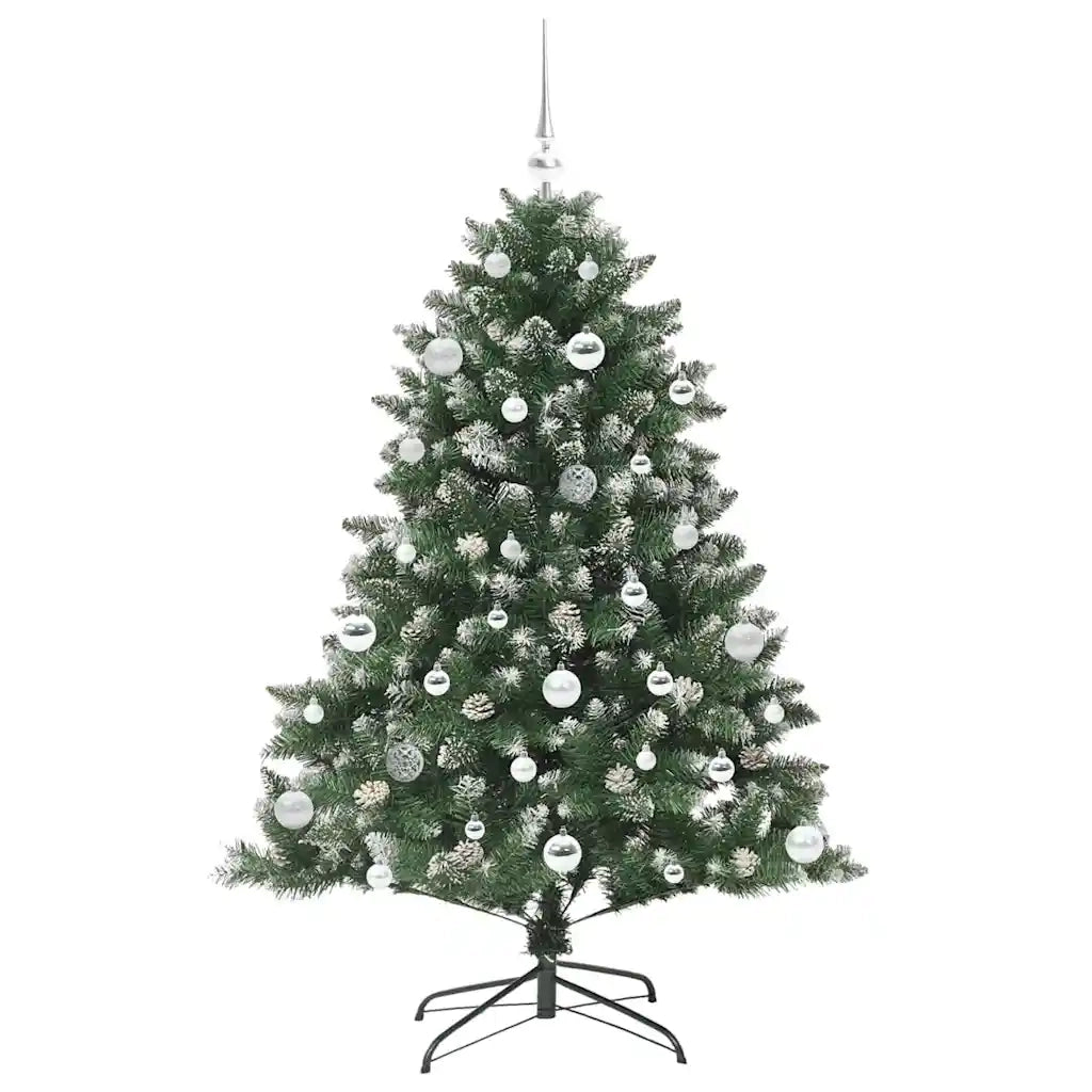 Albero di Natale artificiale con 150 LED Verde 150 cm 3395226