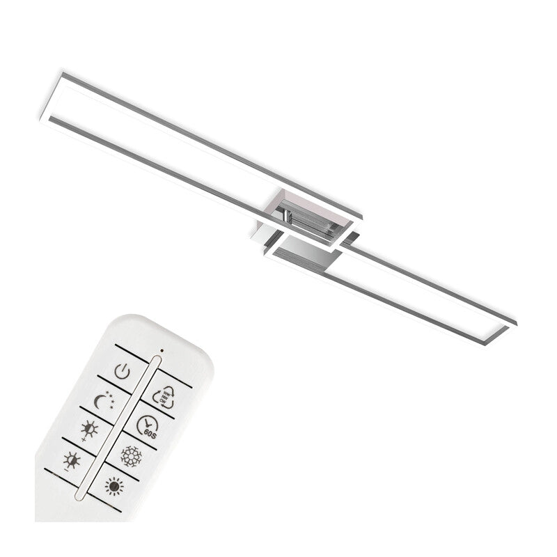 PLAFONIERA LED FRAME 37 W CCT CM 75X47 ALLUMINIO- 1,0 pz