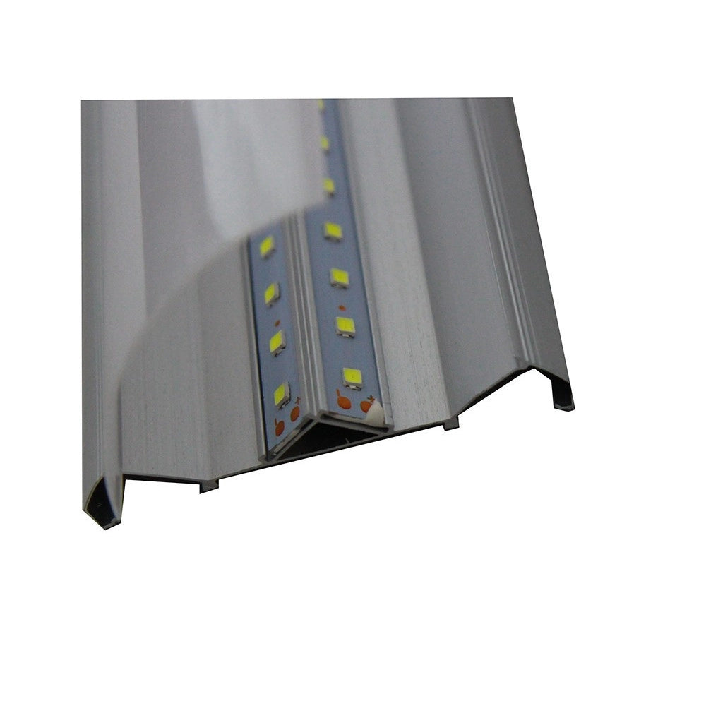 Trade Shop - Plafoniera Applique A Led Slim Smd Soffitto Lampada Profilo Spessore 27mm Luce - -bianco Caldo   90 Cm   -