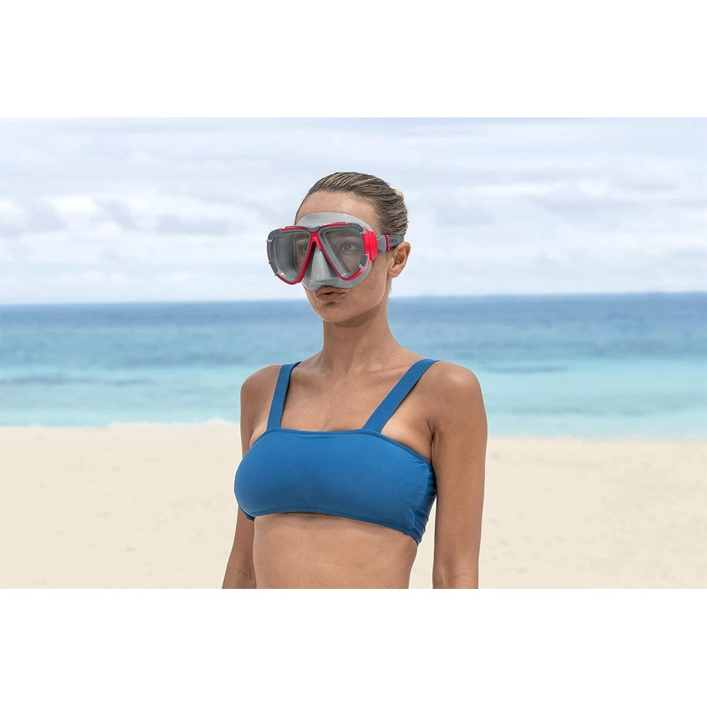 Trade Shop - Maschera Subacquea Blackstripe 14+anni Per Piscina Mare 3 Colori Assortiti 22052 -