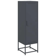 Buffet credenza cassettiera armadio mobile contenitore organizer cucina soggiorno salotto alto 36 x 39 x 123 cm acciaio antracite 02_0032201
