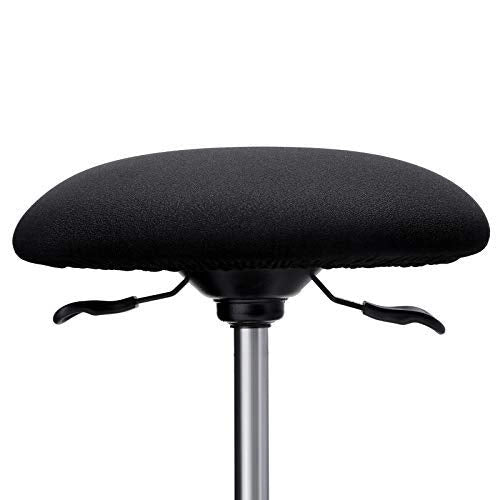 Sgabello ergonomico seduta da lavoro girevole a 360° sgabello sit-stand altezza regolabile 50-70 cm con cuscinetto antiscivolo 12_0000970