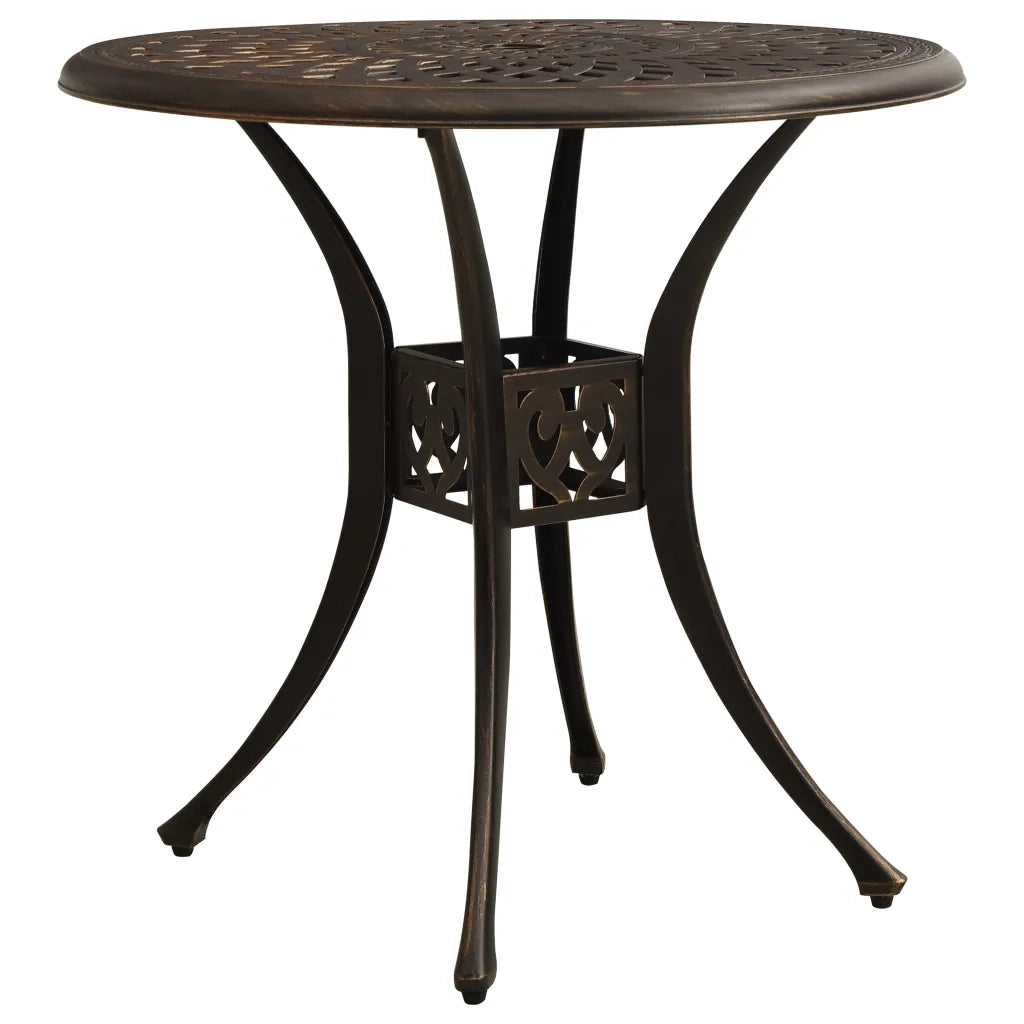 Set da Bistrot 3 pz in Alluminio Pressofuso Bronzo 3070571
