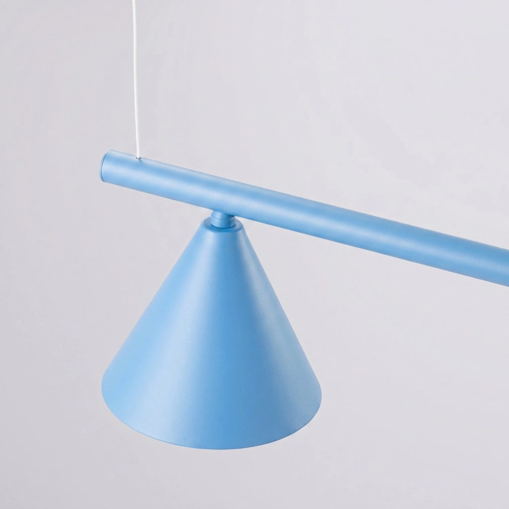 Lampadario NOX 4L azzurro
