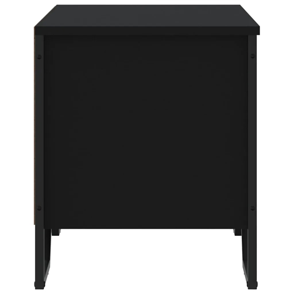 Scarpiera-Scaffale per scarpe Nera 90x38x45,5 cm in Truciolato