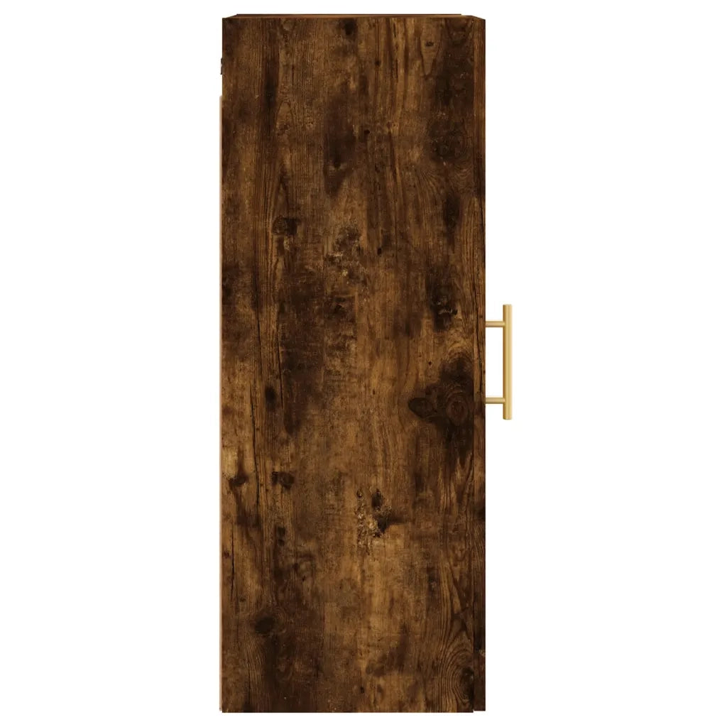 Mobile a Parete Rovere Fumo 34,5x34x90 cm 828849