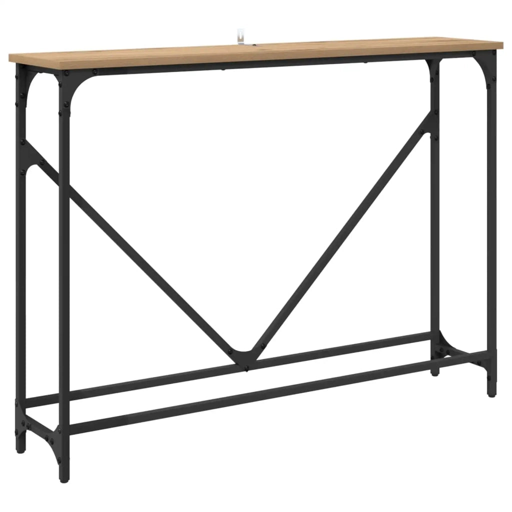 Tavolo consolle Rovere artigianale 102 x 23 x 75 cm 882221