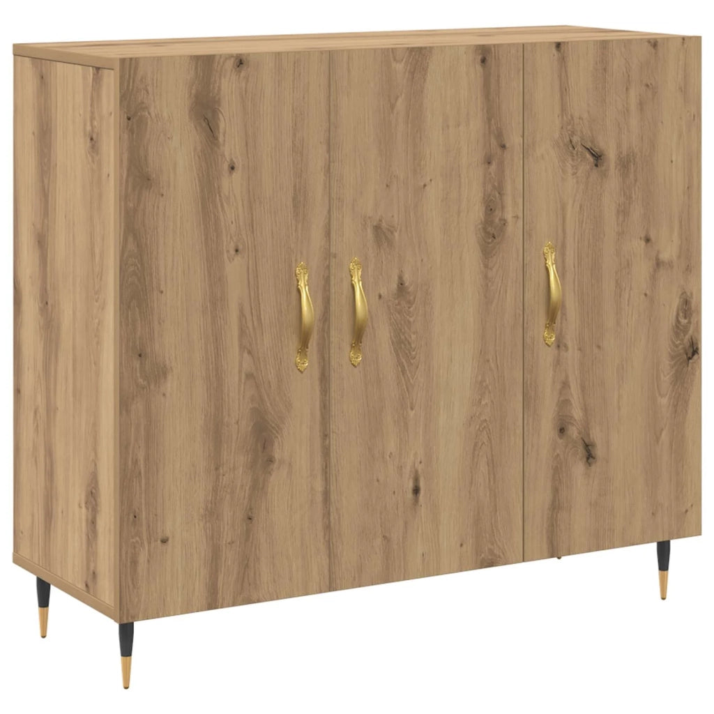 Credenza Rovere artigianale 90 x 34 x 80 cm Legno multistrato 879580