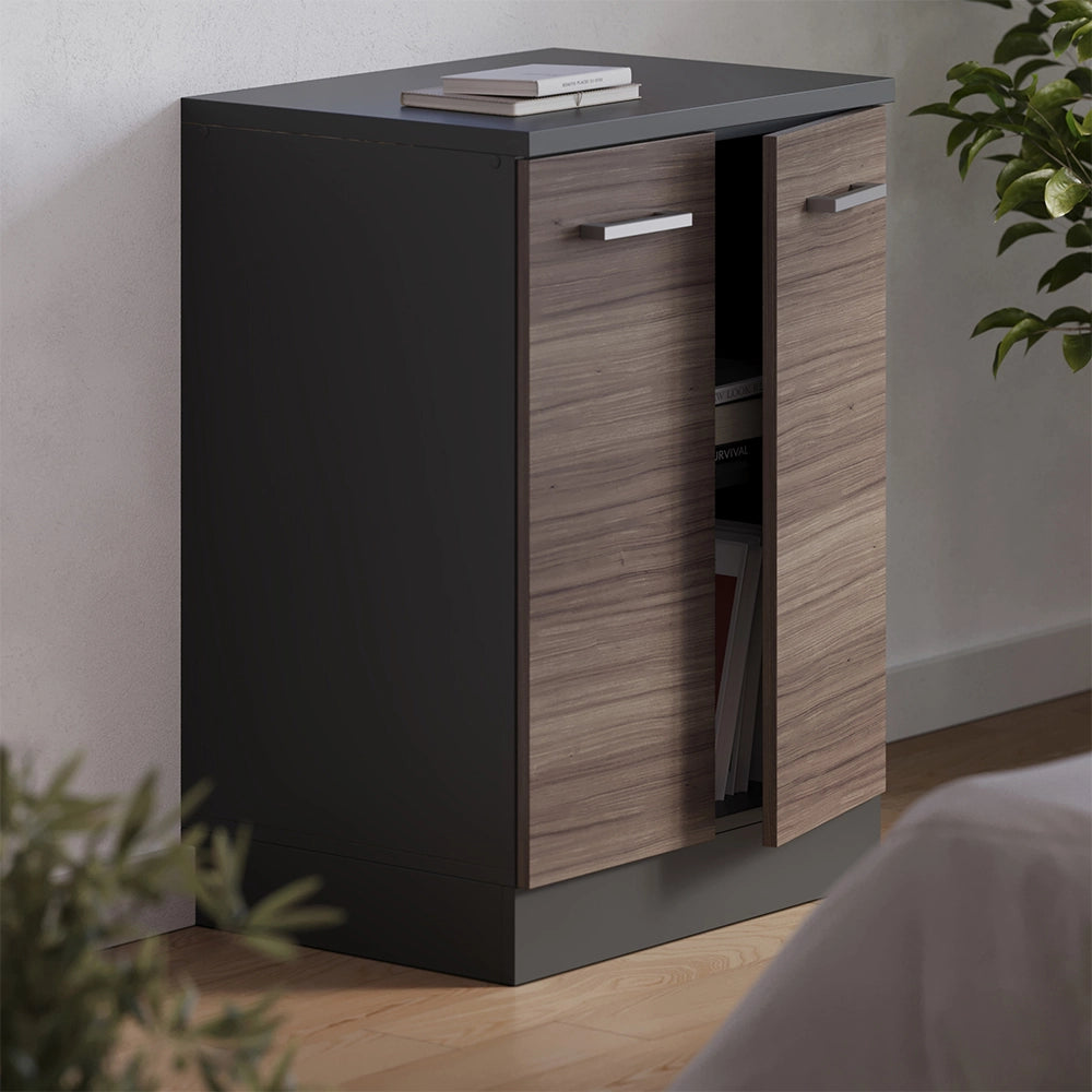 Mobile per mansarda Rion Grigio nobile/Antracite 60 x 83.8 cm senza inclinazione con 2 ante Vicco