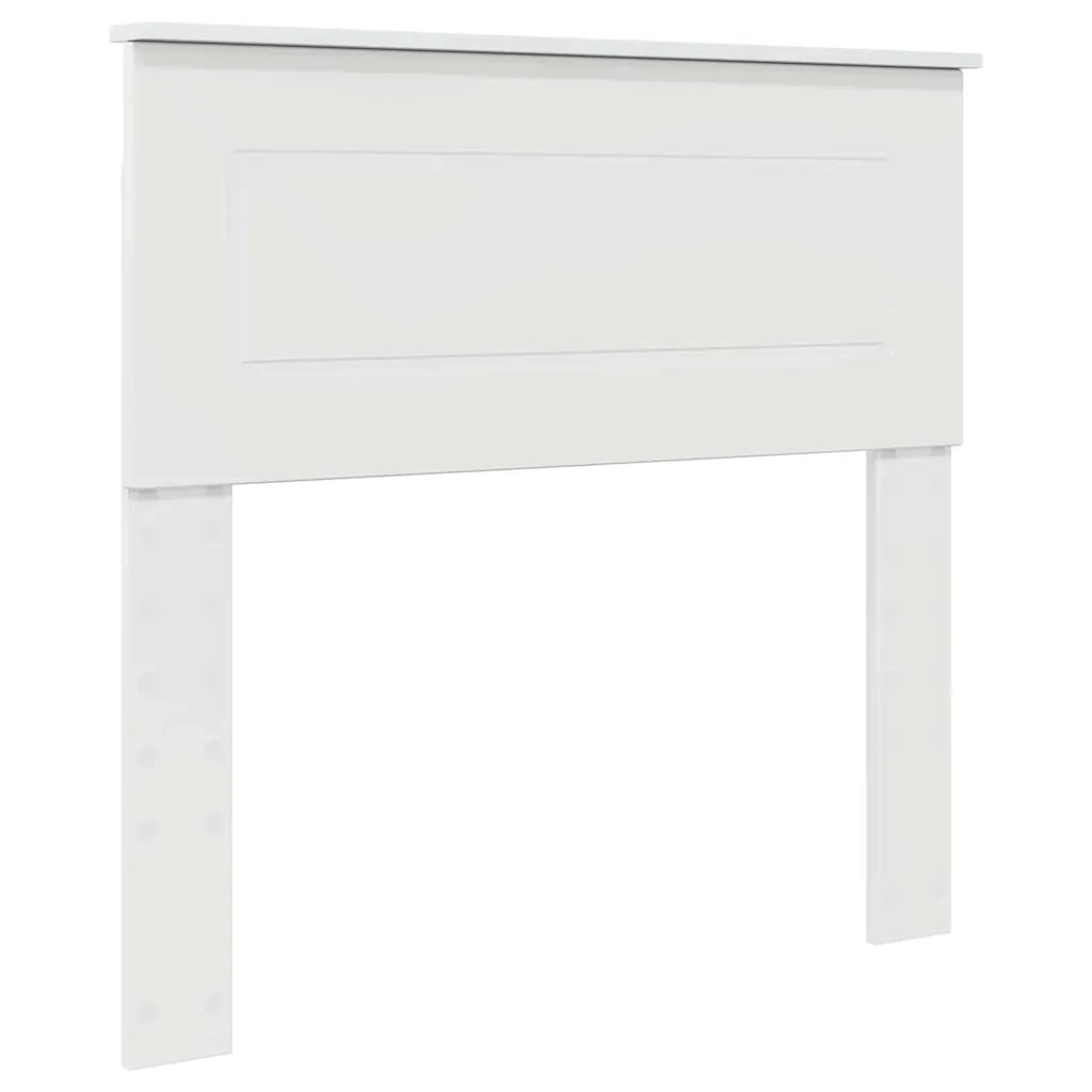 Testiera-Testata-Testiera Decorativa Bianco Lucido 90 cm Legno multistrato 455118