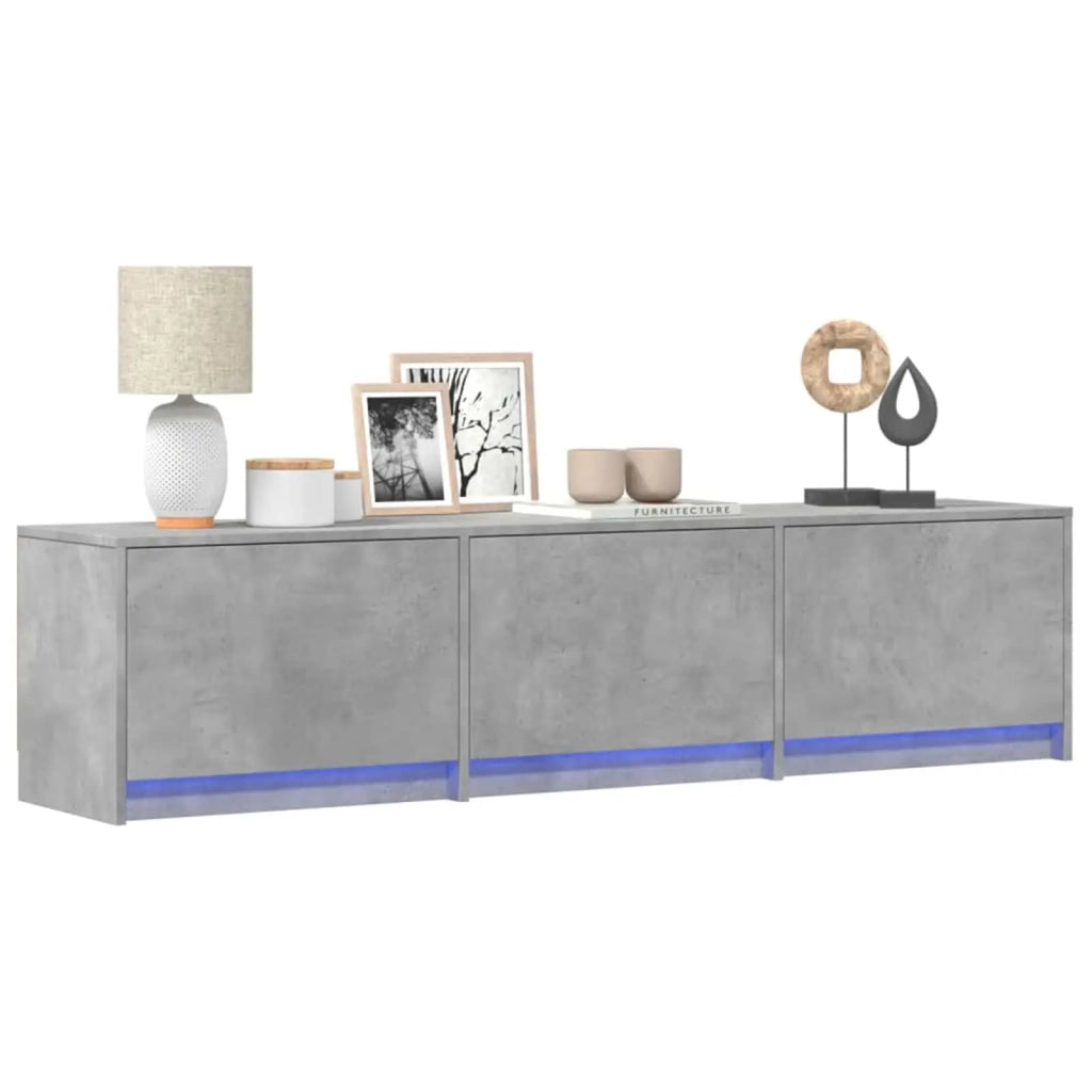 Mobile TV-Credenza per TV Calcestruzzo 165 x 34 x 40 cm Legno multistrato
