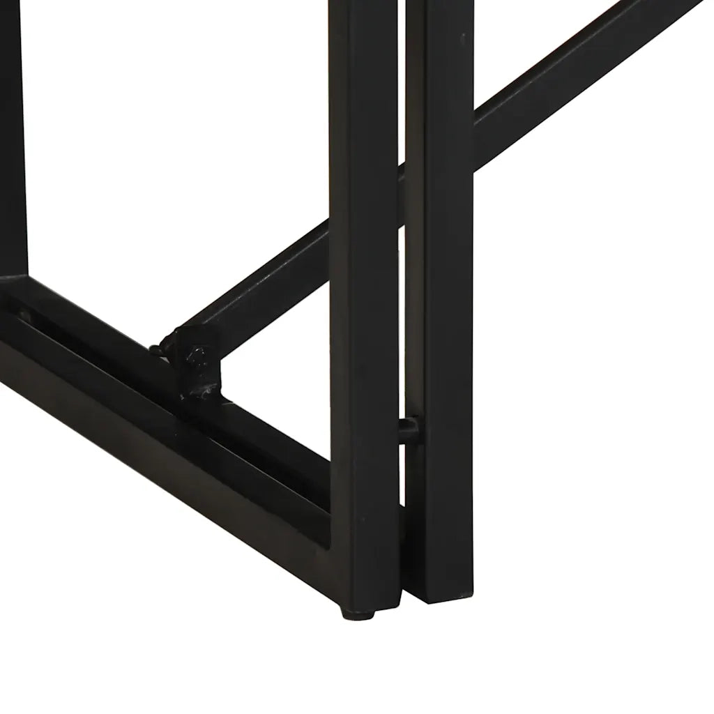 Tavolino Salotto Multicolore 80x40x35cm Legno Massello Recupero