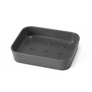 Porta sapone bagno grigio in plastica Star