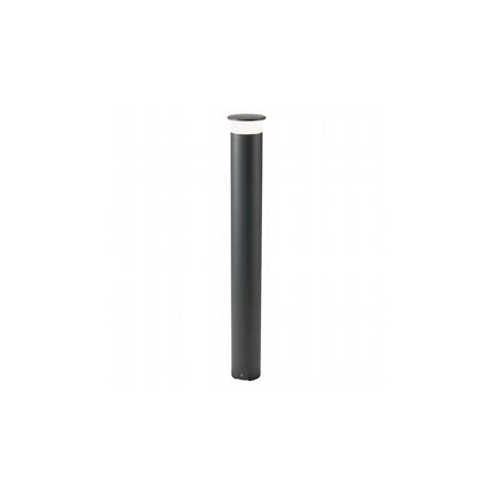 Palo Da Esterno Moderno H80Cm Kep Alluminio E Termoplastica Grigio Led 9W 4000K