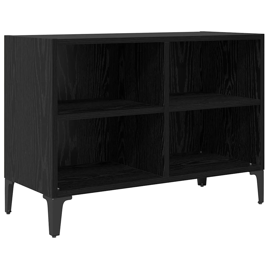 vidaXL Mobile TV Nero 69.5 x 30 x 50 cm Legno multistrato