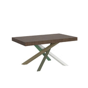 Tavolo allungabile 90x160/264 cm Volantis telaio gambe 4 colori (A) - Noce