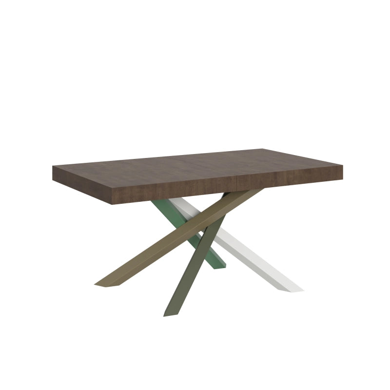 Tavolo allungabile 90x160/264 cm Volantis telaio gambe 4 colori (A) - Noce