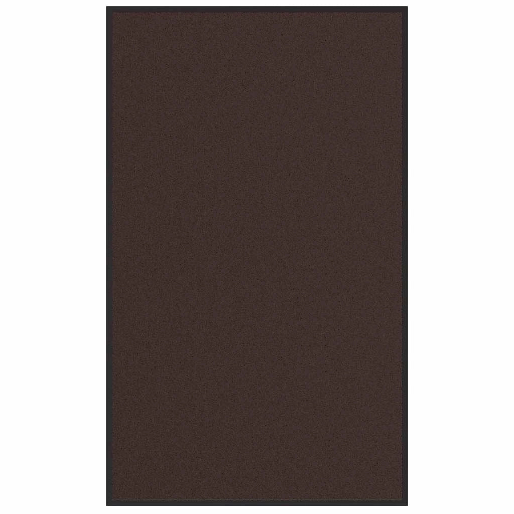 Zerbino marrone 90 x 150 cm assorbente antiscivolo design moderno in PP marrone 02_0058175