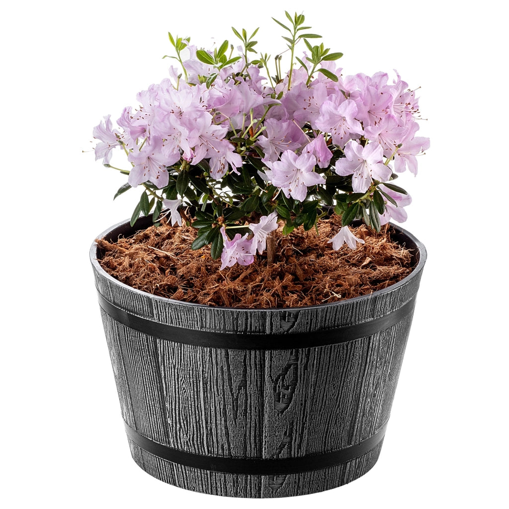 Vaso da fiori KADAX, vaso da giardino rotondo in plastica, 30 cm