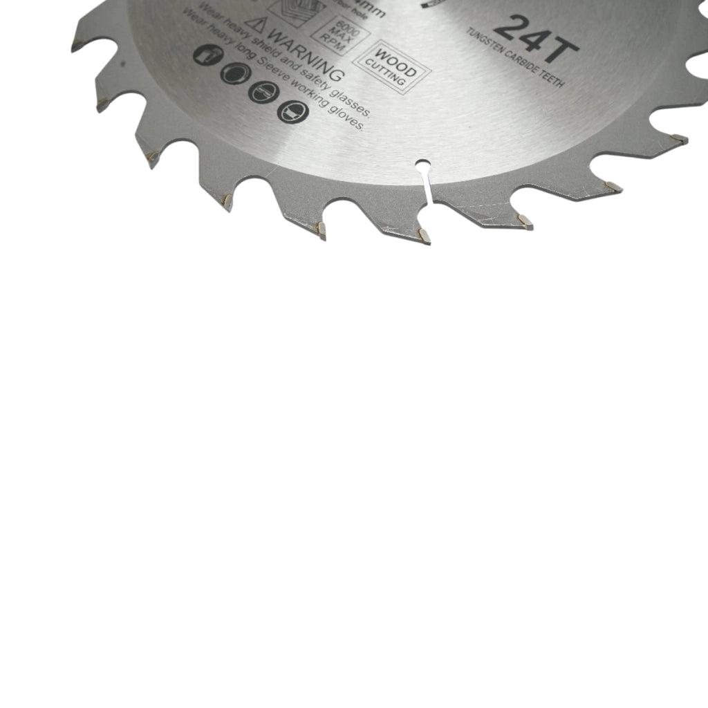 Disco circolare Vidia per legno 250x25,4mm, max. velocità. 6000 giri/min, 24 denti, Crownman industriale