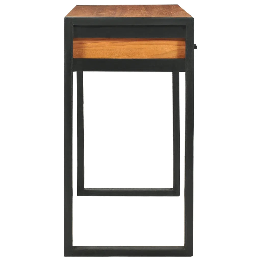 Scrivania con 2 Cassetti 100x40x75 cm in Legno di Teak 325268