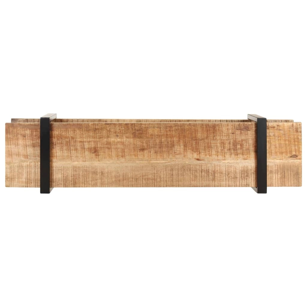 Mobile TV multimediale scaffale TV mobile TV sala da pranzo soggiorno camera da letto 160 x 40 x 40 cm legno massello di mango grezzo marrone 02_0026073