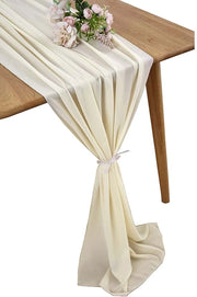 Telaio per tavolo chiffon - Tavolo romantico per matrimonio - Festa per bambini - Festa di compleanno Decorazioni - Lavabile - 70 x 300 cm