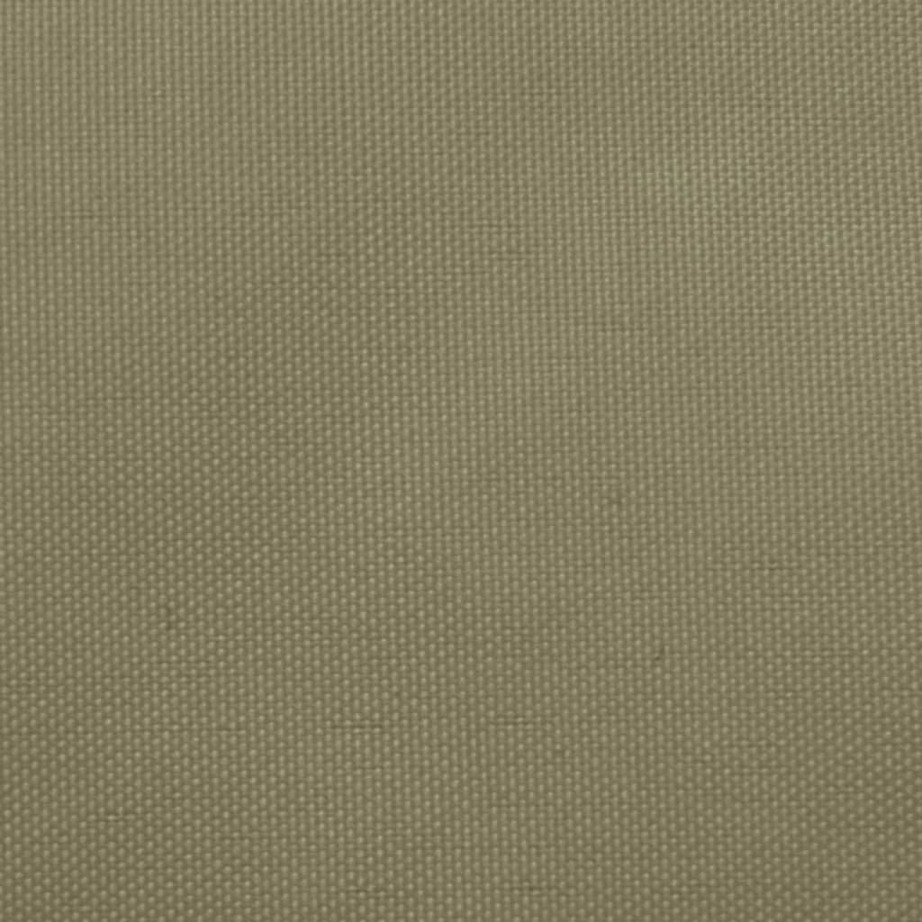 Vela ombreggiante triangolare in tessuto Oxford 3 x 4 x 5 m beige 02_0009843