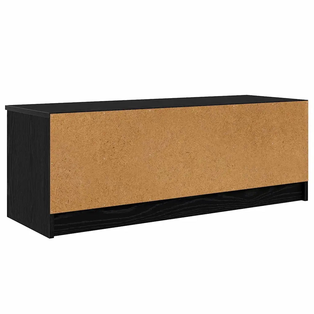 Mobile TV Rovere Nero 102 x 35 x 36,5 cm Legno multistrato