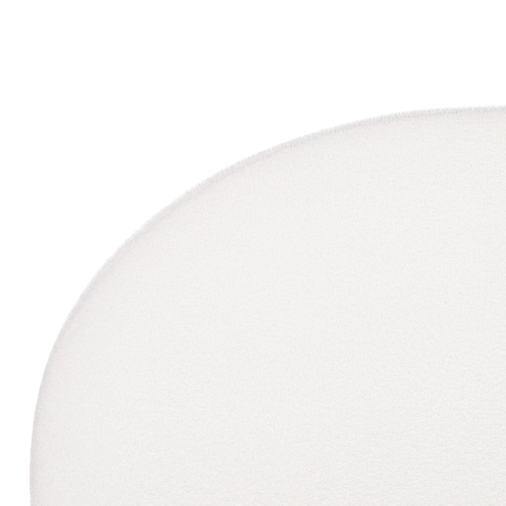 Letto contenitore matrimoniale imbottito tessuto bianco sporco retrò minimalista 180 x 200