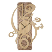 Orologio da Parete VKH231, Marrone, MDF, 70x4,4x93 cm
