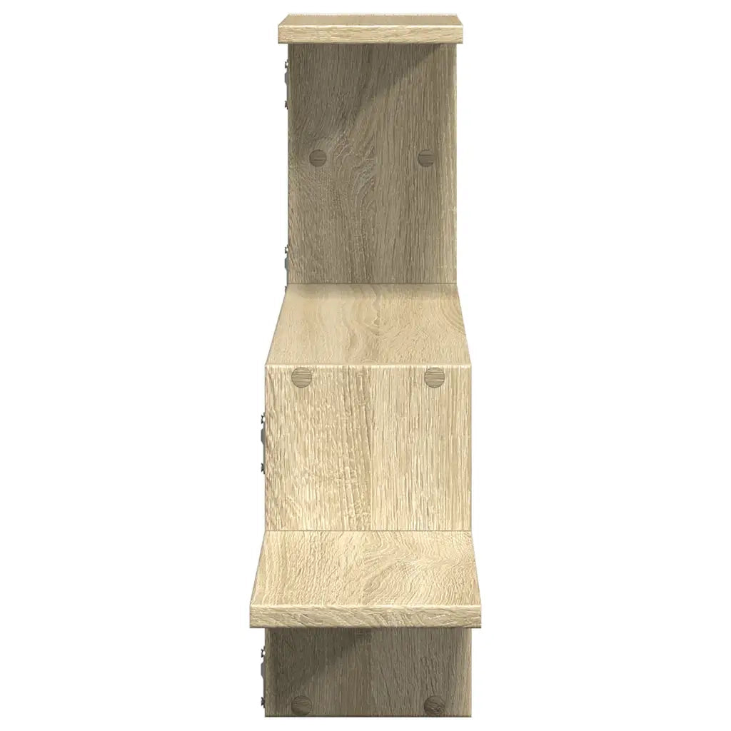 Scaffale a Parete Rovere Sonoma 104x15x49 cm in Truciolato 853202