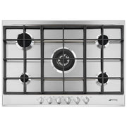 Smeg P272XGH piano cottura Acciaio inox Da incasso 75 cm Gas 5 Fornello(i)