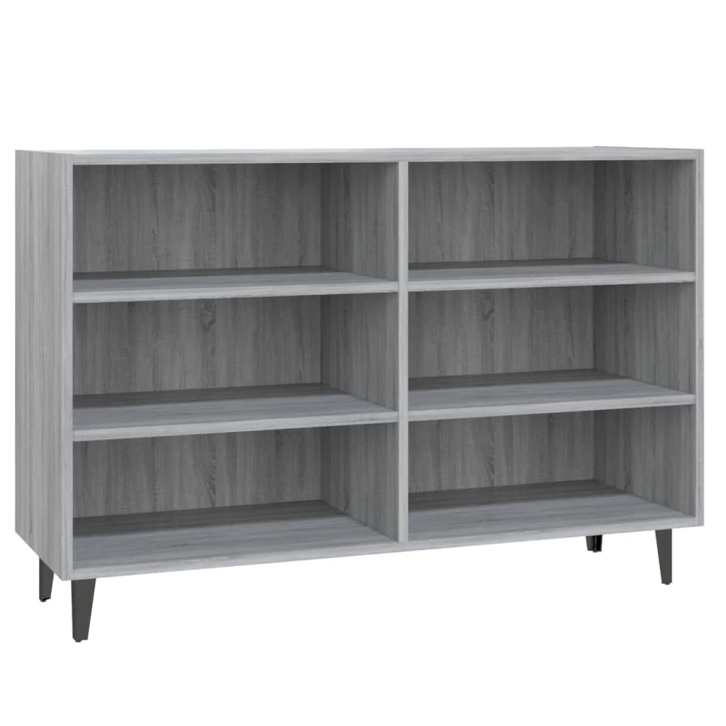 Buffet credenza cassettiera armadio mobile contenitore organizer cucina soggiorno salotto Sonoma 103,5 x 35 x 70 cm legno ingegnerizzato grigio 02_0036273