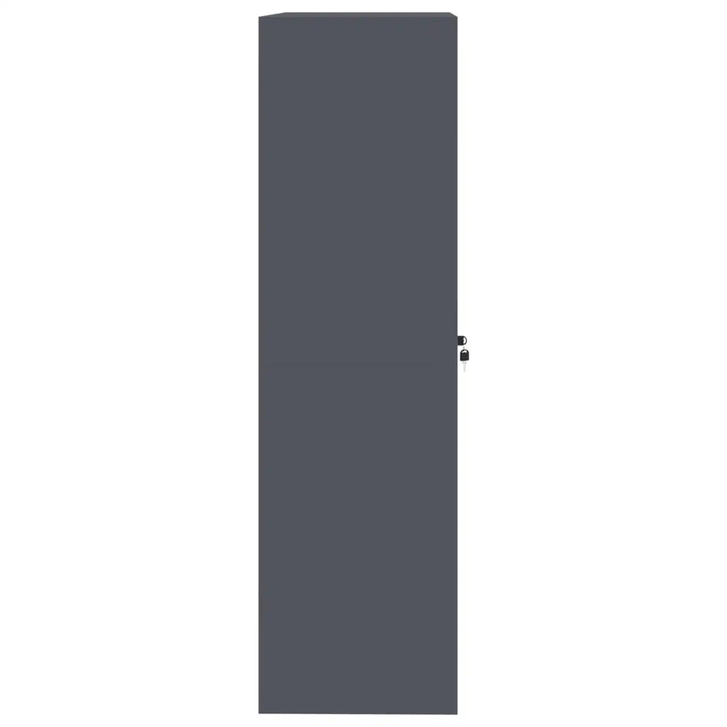 Armadio Antracite 90 x 40 x 140 cm Acciaio