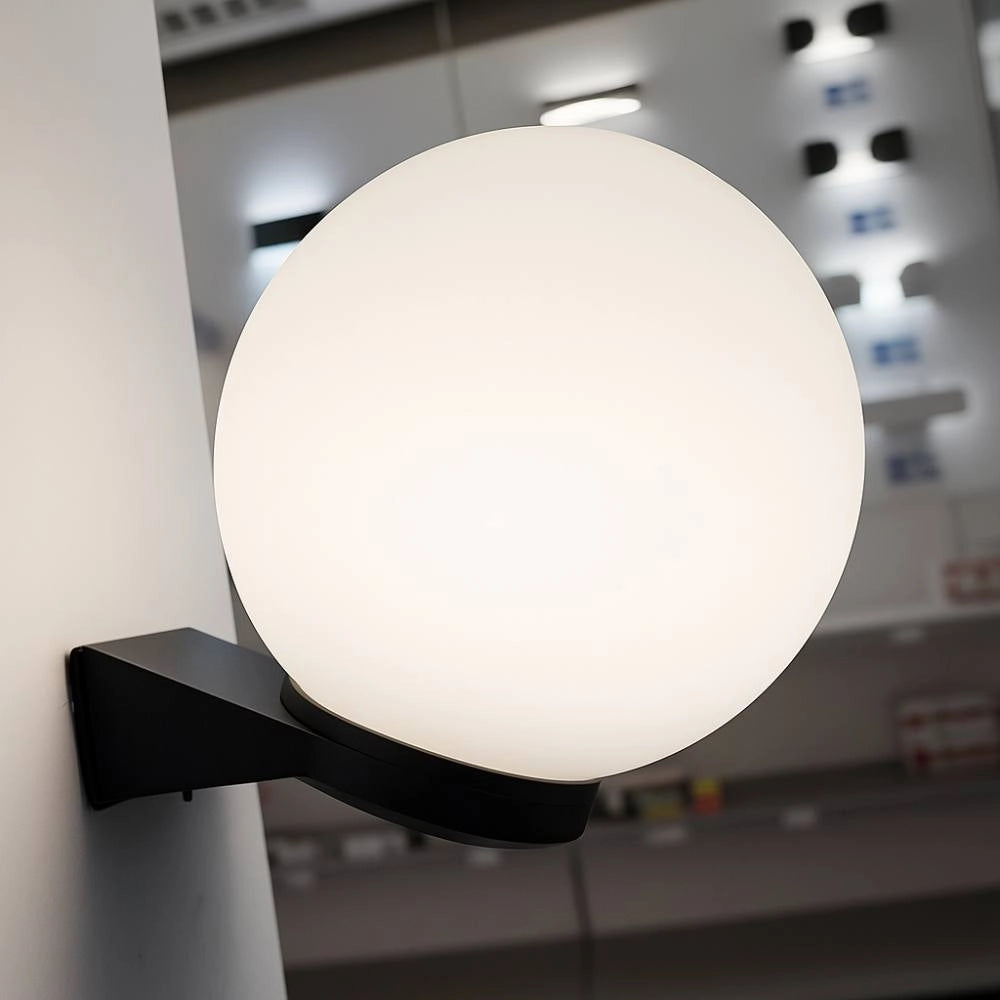Globo acrilux sfera opale per lampioni montaggio a palo *** diametro 200 millimetri, confezione 1