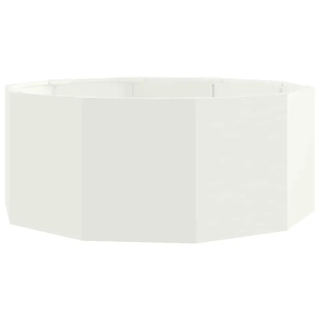 Fioriera Bianco 90 x 90 x 35 cm Acciaio