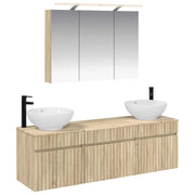 Set di Armadi da Bagno 4 pcs Rovere Sonoma Legno ingegnerizzato 3406617