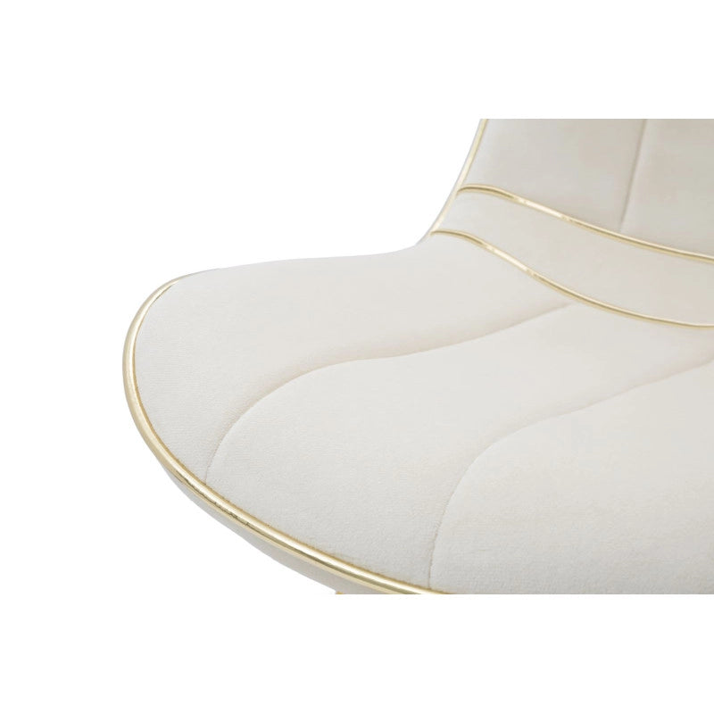 Sedia Paris Crema/gold Set 2 Pz cm 51x59x79