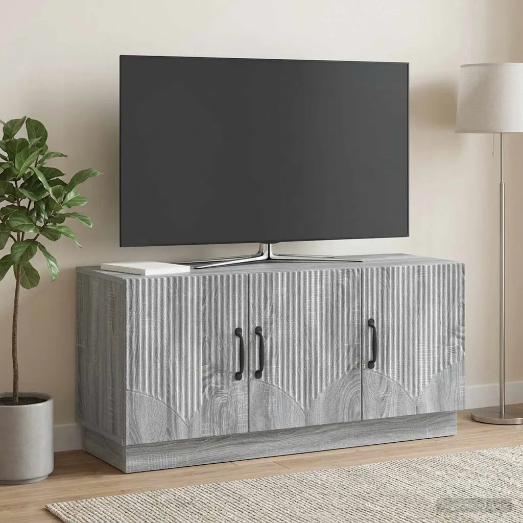 Mobile TV Grigio Sonoma 99 x 34,5 x 47 cm Legno ingegnerizzato 895411
