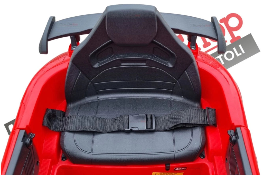 Auto Elettrica Per Bambini Mercedes GTR GT-R AMG 12V - Small-Rosso