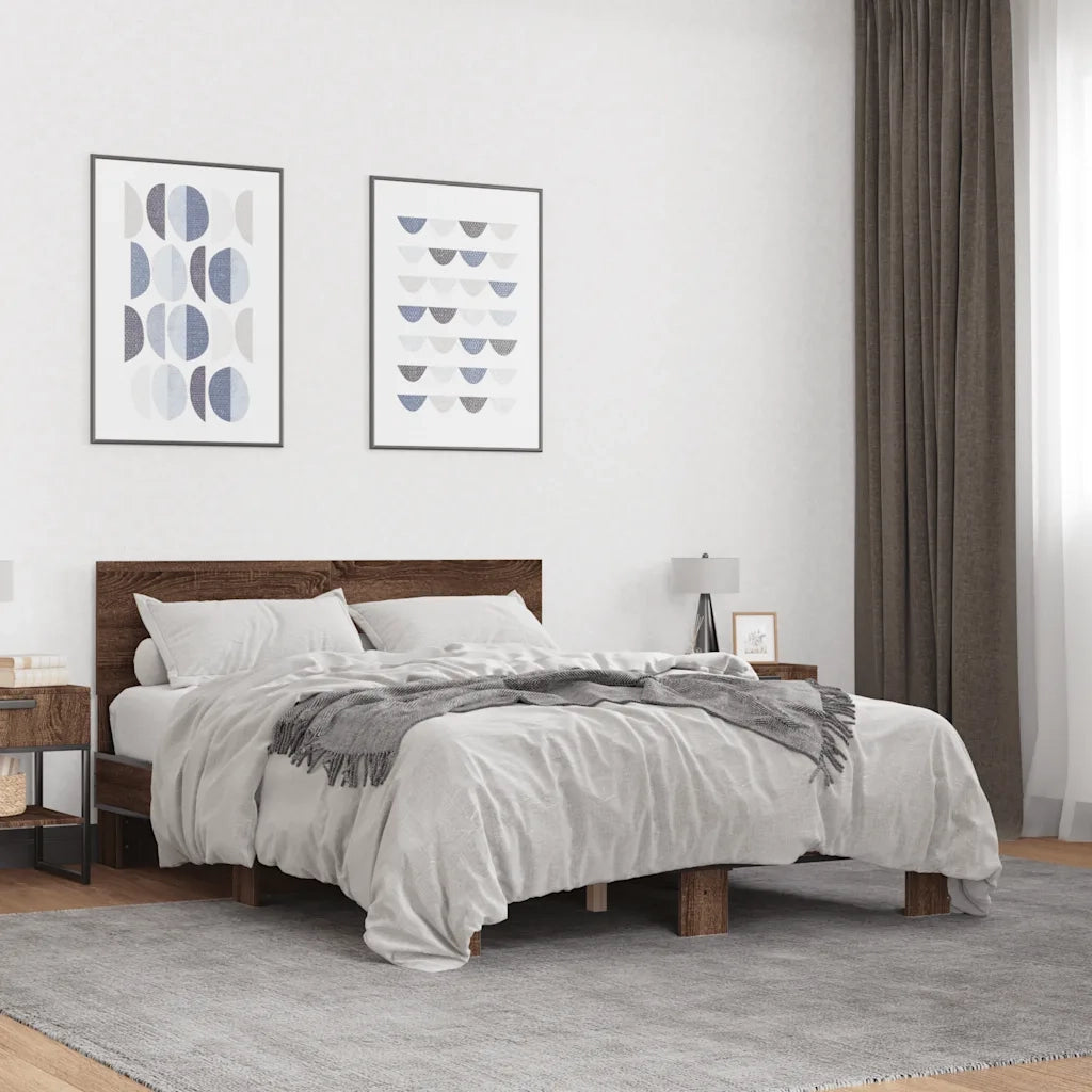 Giroletto Rovere Marrone 120x200cm in Legno Multistrato Metallo