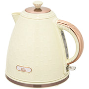 Bollitore Elettrico 2200W ¨C zephmum ¨C Beige, Sichtfenster, Filtro