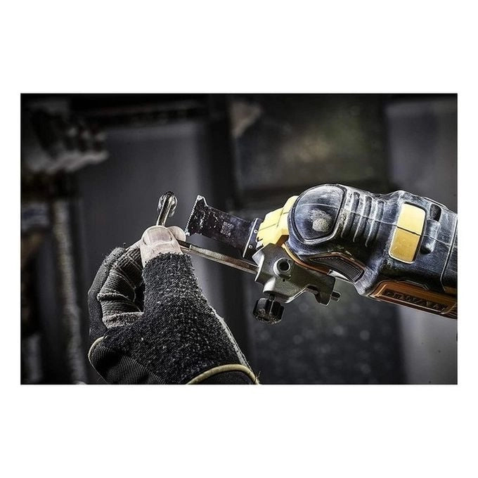 DEWALT DCS356NT-XJ Utensile multifunzione 18V Motore brushless Velocita' variabile 0-20000 orb-min Luce LED Compatibilita' AirLock colore Giallo