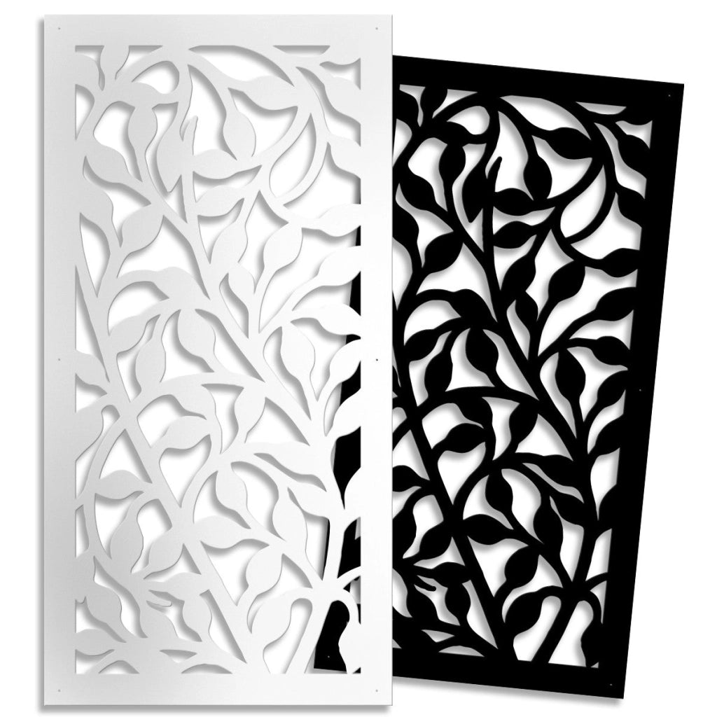 CESPUGLIO - Pannello in PVC traforato - Parasole Misura: 98x198 cm, Colore: nero