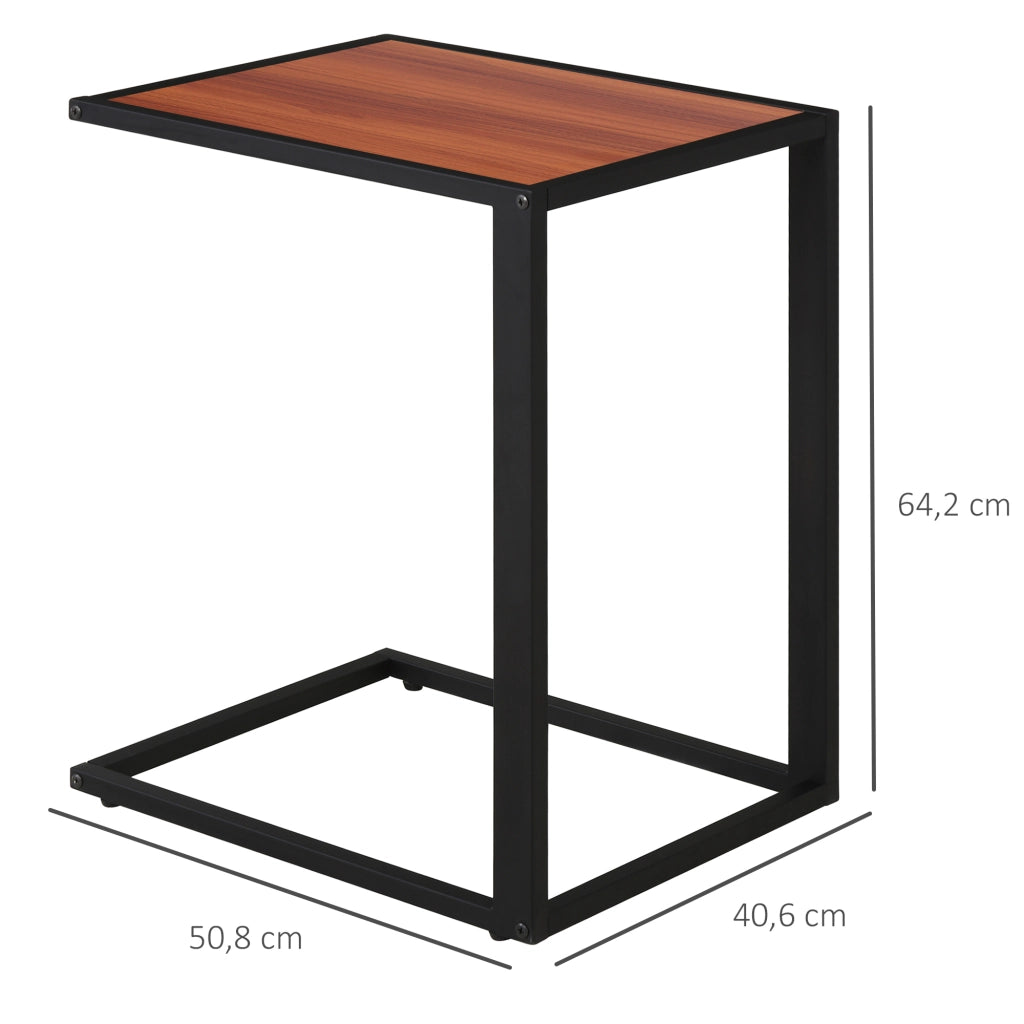 Tavolino da caffe' ¨C Zephmum ¨C MDF 40.6x50.8x64.2 cm noce