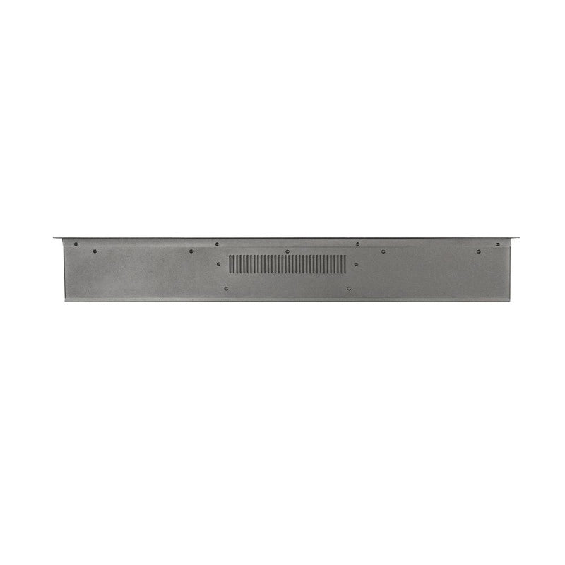 Camino elettrico caminetto da parete a incasso frontale CHICAGO130 L127 x P14 x H45