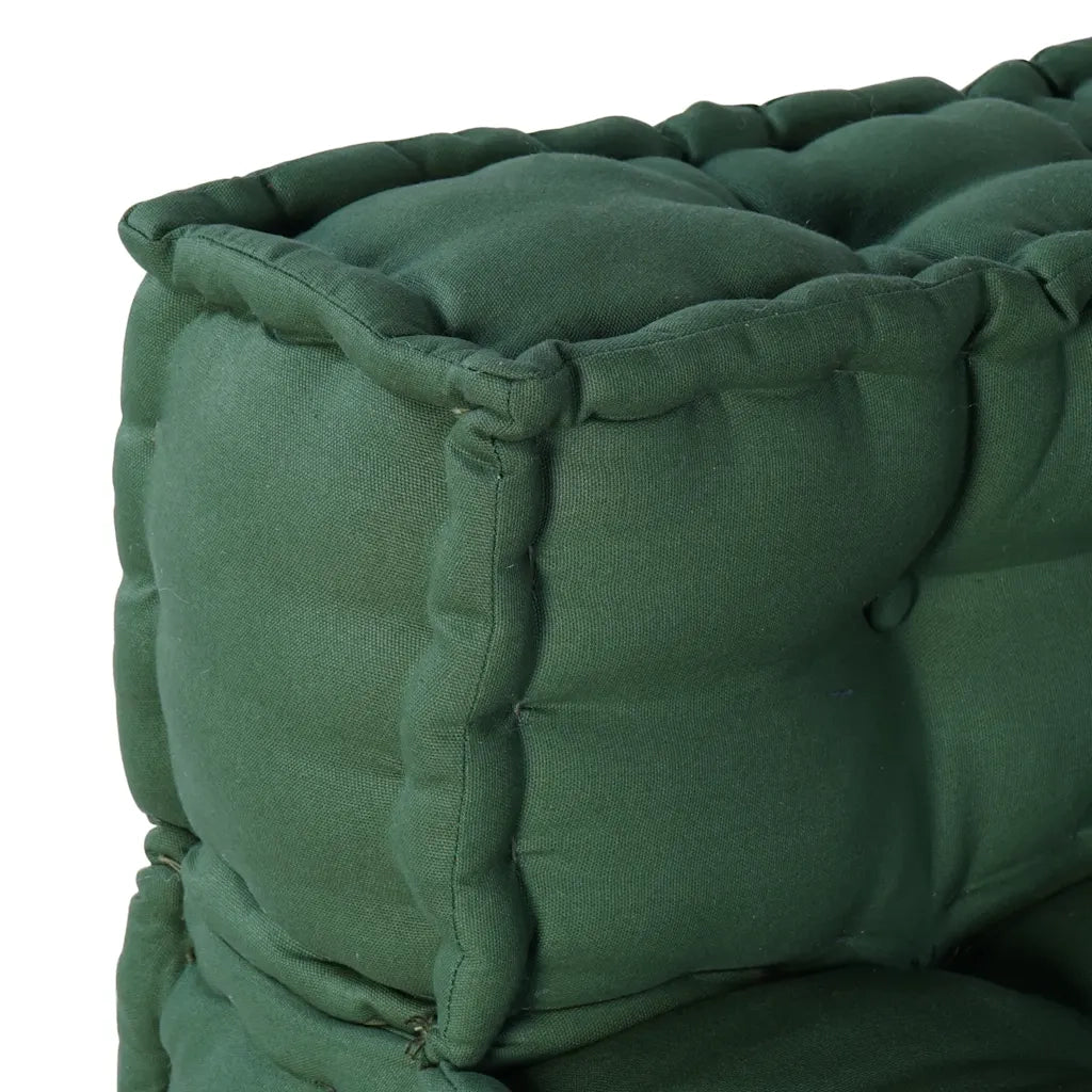 Pouf Modulare Verde 70x70x54 in Tessuto